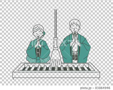 Men and women visiting-2 colors 83864946