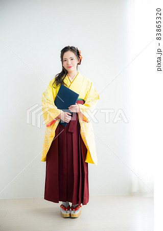 袴　二尺袖　着物　卒業式 83865320