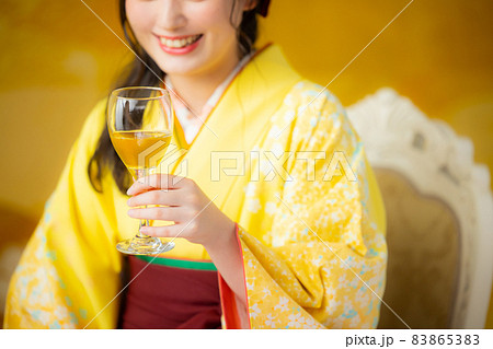 袴　二尺袖　着物　謝恩会イメージ 83865383