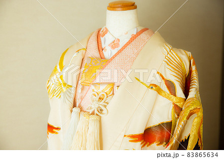 和装花嫁衣装　トルソー 83865634