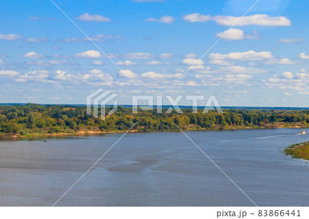 View of the Oka river in Russia View of the Oka river in Russia 83866441