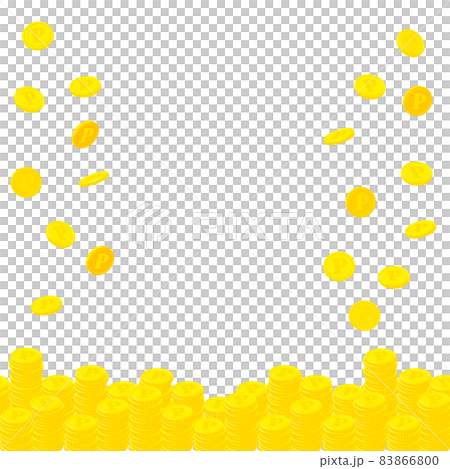 硬幣表達點的插圖素材 83866800