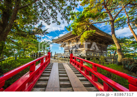 宮城県　日本三景松島・五大堂の風景　　 83867317
