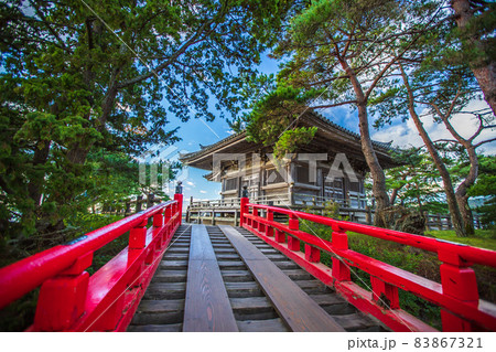宮城県 日本三景松島・五大堂の風景 宮城県 日本三景松島・五大堂の風景 83867321