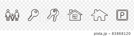 Real Estate icons collection vector 83868120