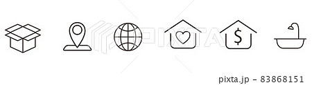 Real Estate icons collection vector 83868151