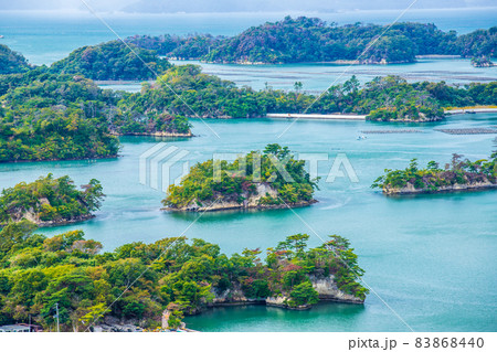 宮城県 日本三景松島・大高森から望む絶景 宮城県 日本三景松島・大高森から望む絶景 83868440