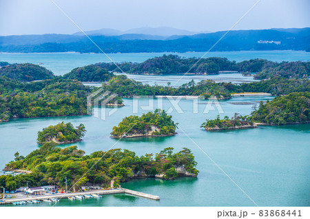 宮城県 日本三景松島・大高森から望む絶景 宮城県 日本三景松島・大高森から望む絶景 83868441