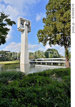 つくば市散歩：松見公園　松見公園展望塔 83868676