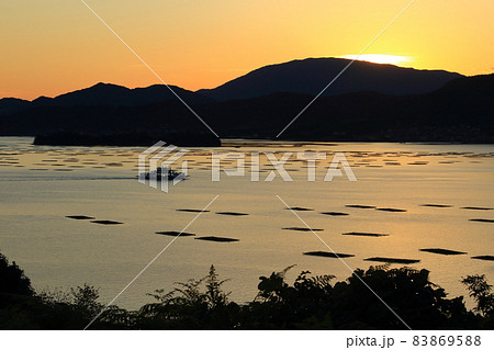 瀬戸の夕暮れ風景 瀬戸の夕暮れ風景 83869588
