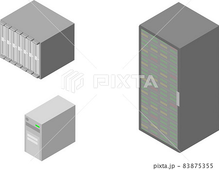 アイソメトリックな色々なサーバー アイソメトリックな色々なサーバー 83875355