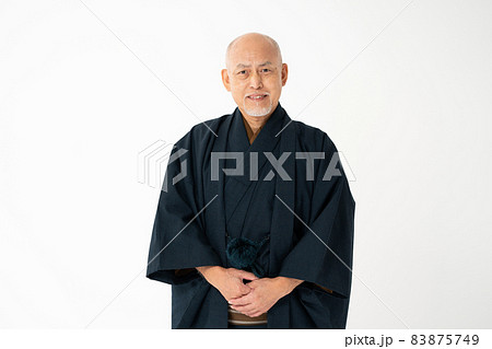 和服　シニア男性　着物 83875749