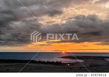 松任海浜公園のLOVEと夕景 松任海浜公園のLOVEと夕景 83876618