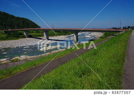 手取川と天狗橋 手取川と天狗橋 83877307