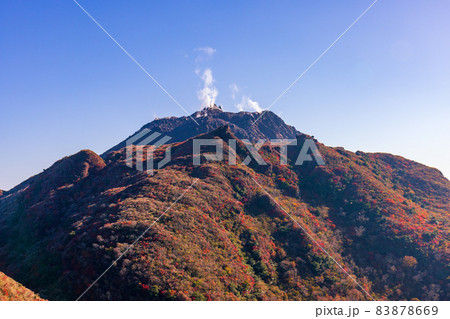 紅葉の雲仙普賢岳 紅葉の雲仙普賢岳 83878669