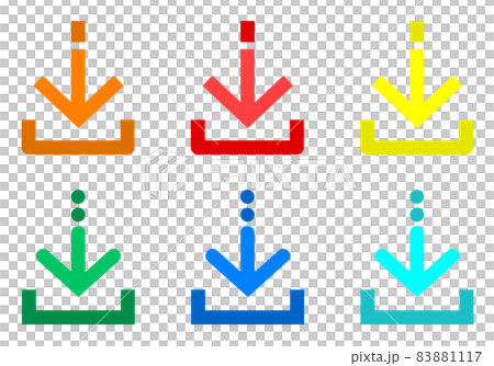 Download down arrow illustration 83881117