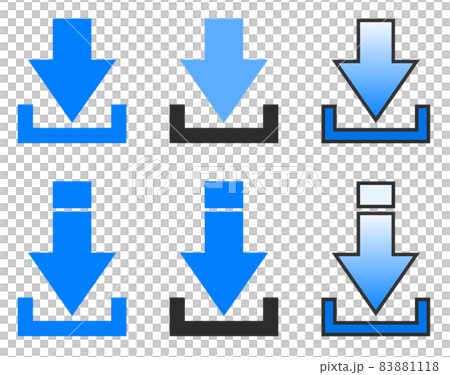 Download down arrow illustration 83881118