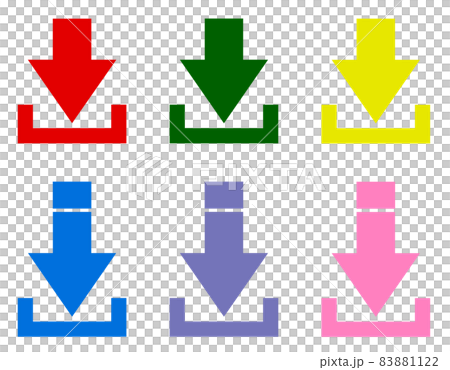 Download down arrow illustration 83881122