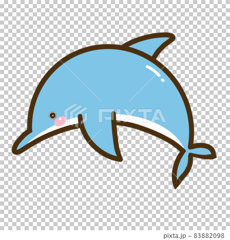 插圖素材海豚 83882098