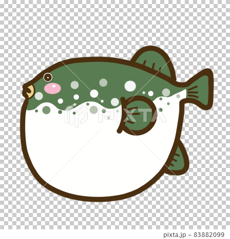 双富久 フグの絵 フグのフィッシュ、タキフグのルブリペス、フグ、トラフグのフグ