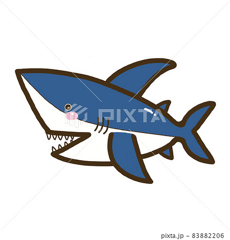 イラスト素材 魚 サメのイラスト素材 06