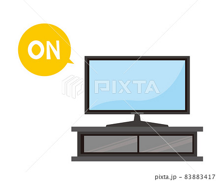 テレビ ベクターイラスト アイコンのイラスト素材 8417