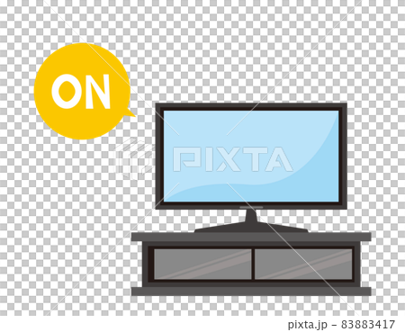 電視矢量圖圖標 83883417