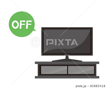 テレビ ベクターイラスト アイコンのイラスト素材 8418