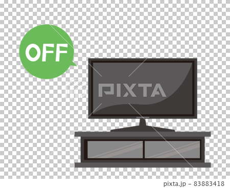 電視矢量圖圖標 83883418