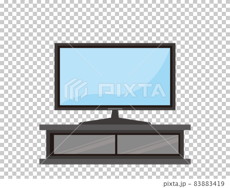 電視矢量圖圖標 83883419