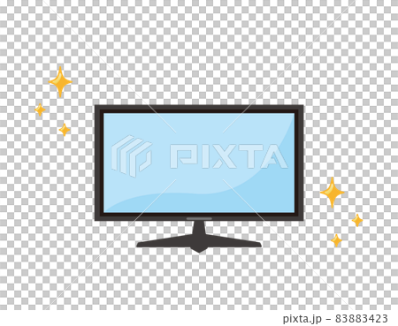 電視矢量圖圖標 83883423