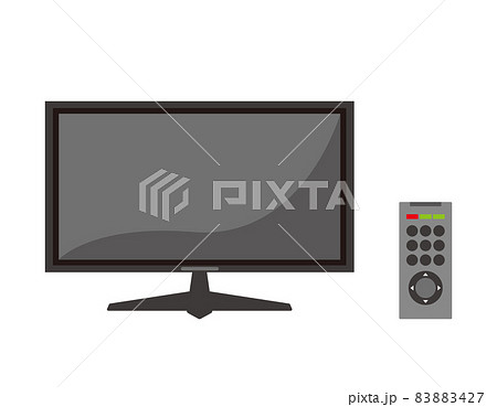 テレビ ベクターイラスト アイコン テレビ ベクターイラスト アイコン 83883427