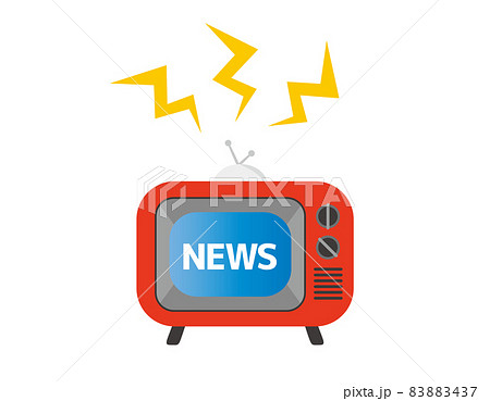 テレビ ベクターイラスト アイコンのイラスト素材 8437