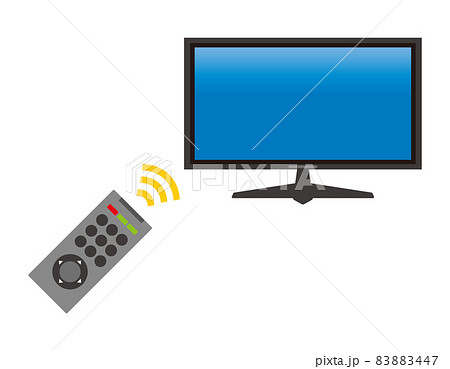 テレビ ベクターイラスト アイコン テレビ ベクターイラスト アイコン 83883447