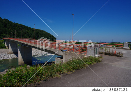 手取川と天狗橋　 83887121