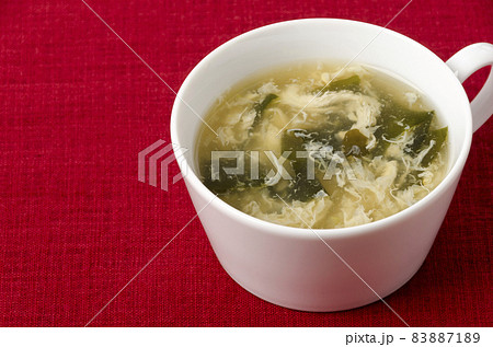 玉子とワカメの中華風スープ 玉子とワカメの中華風スープ 83887189