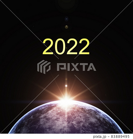 2022年号と地球 83889495
