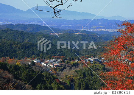 吉野山　紅葉 83890312