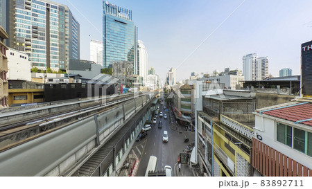 バンコク BTSナナ駅周辺の様子 スクンビット通り / BTS Nana St., Bangkok 83892711