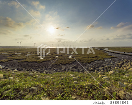台湾・台中市・高美湿地入口 Gaomei Wetlands, Taichung, Taiwan 83892841