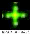 Green plus sign. Vector illustration 83896797