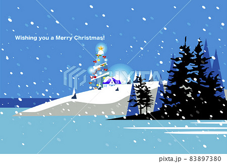 聖夜の風景のクリスマスツリー 1 Www Ipmoment Com