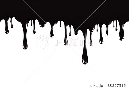 Black and white paint drip wallpaper painting