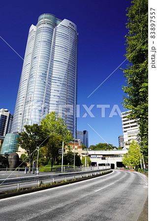 都市風景　東京　六本木の街並み 83897557