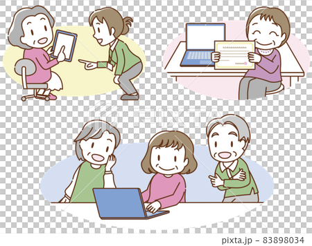 シニアのためのパソコン・タブレット教室の様子 83898034