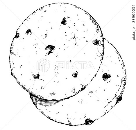 クッキーの線画 83900034