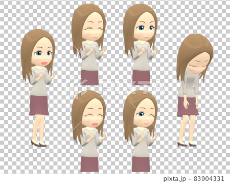 【成功 失敗】 白人 女性 ニット ストレート 斜め 【成功 失敗】 白人 女性 ニット ストレート 斜め 83904331