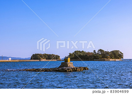 夕刻の佐久島　大浦 83904699