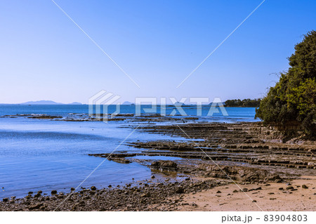 天神の浜からの眺望　愛知県佐久島 83904803