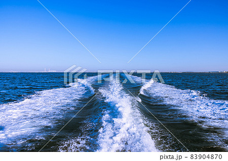 船上から見た西尾市方面 愛知県 船上から見た西尾市方面 愛知県 83904870